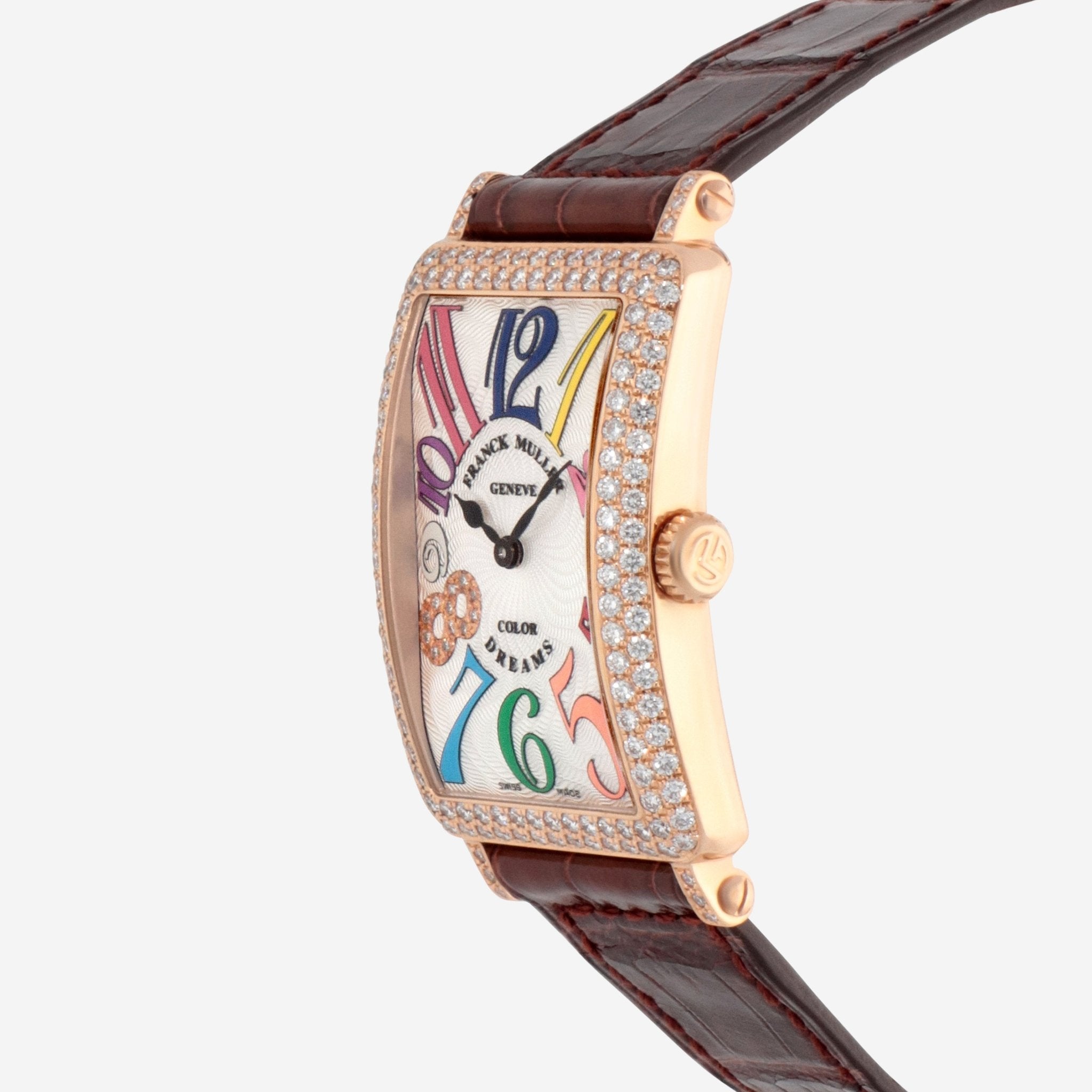 Franck Muller Color Dreams 18K Rose Gold Quartz Ladies Watch 952QZFLCOLDRMCD8 - THE SOLIST - Franck Muller