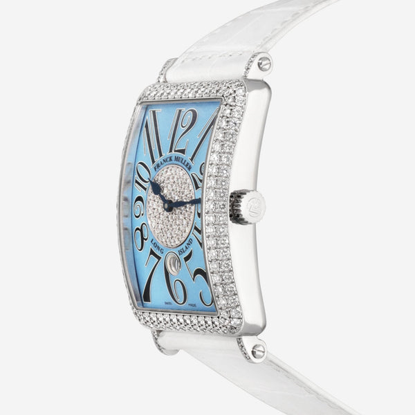 Franck Muller Long Island 18K White Gold Diamond Automatic Unisex Watch 1150SCDT1P - THE SOLIST - Franck Muller