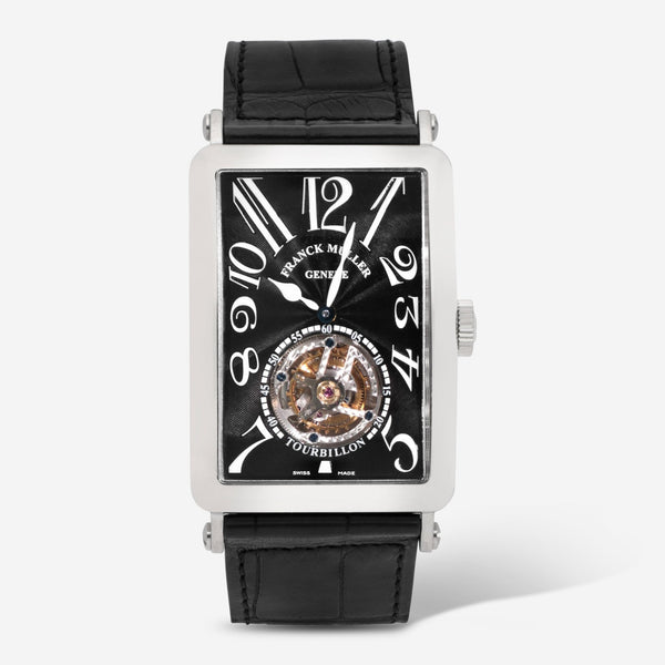 Franck Muller Long Island Imperial Tourbillon 18K White Gold Manual Wind Men's Watch 1200 T - THE SOLIST - Franck Muller