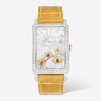 Franck Muller Long Island Orchid LE 18K White Gold Quartz Ladies Watch 952QZRELMOPBCJAD1R - THE SOLIST - Franck Muller