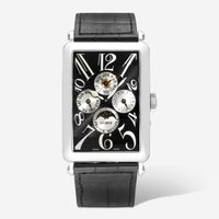 Franck Muller Long Island Quantieme Perpetual 18K White Gold Automatic Men’s Watch 1200QP - THE SOLIST - Franck Muller