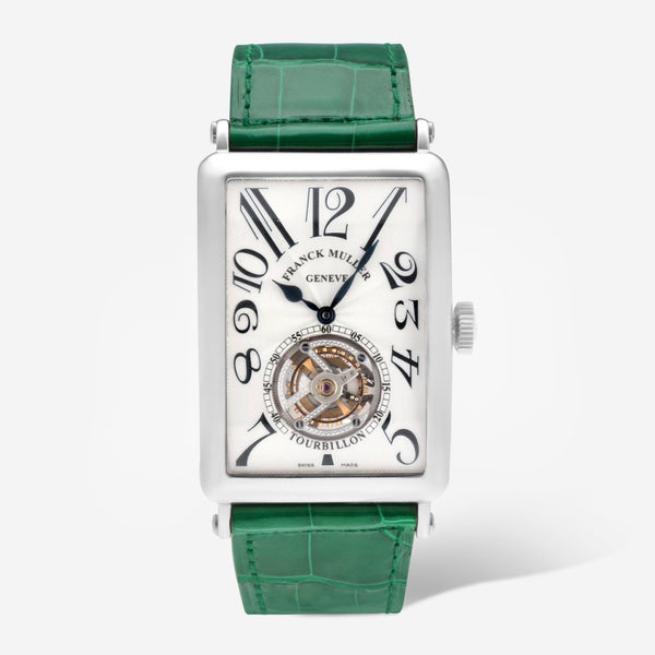 Franck Muller Long Island Tourbillon 18K White Gold Automatic Unisex Watch 1200TOGGRN - THE SOLIST - Franck Muller