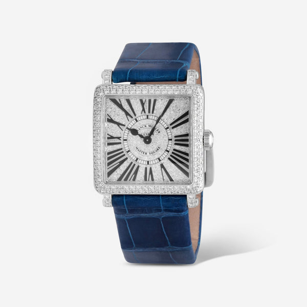 Franck Muller Master Square 18K White Gold Diamond Quartz Ladies Watch 6002SQZDCD - THE SOLIST - Franck Muller