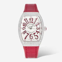 Franck Muller Vanguard 18K White Gold Automatic Ladies Watch V32SCATFOD - THE SOLIST - Franck Muller