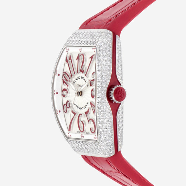 Franck Muller Vanguard 18K White Gold Automatic Ladies Watch V32SCATFOD - THE SOLIST - Franck Muller