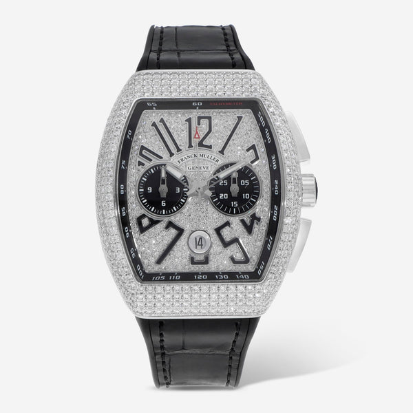 Franck Muller Vanguard 18K White Gold Automatic Men's Watch V41CCDTDCD - THE SOLIST - Franck Muller