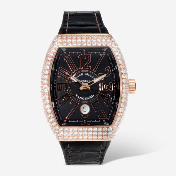 Franck Muller Vanguard Date 18K Rose Gold Automatic Men's Watch 41 V41 SC DT D - THE SOLIST - Franck Muller