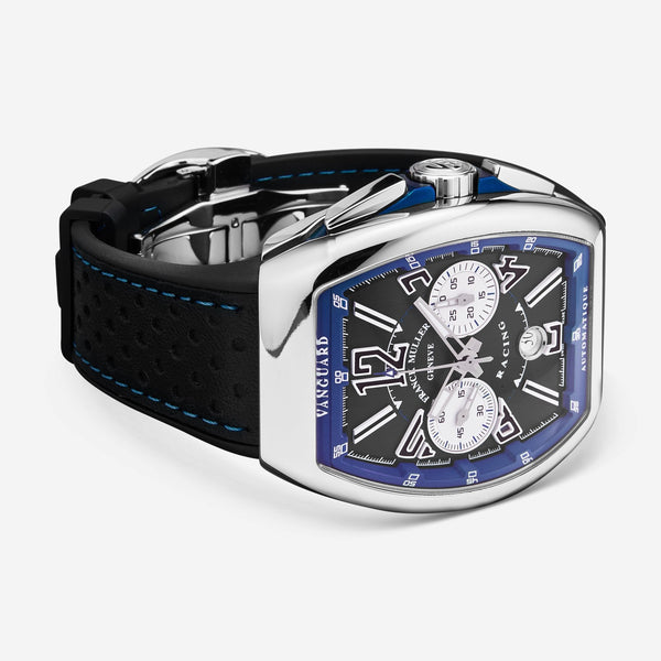 Franck Muller Vanguard Racing Black Dial Automatic Men's Watch 45CCBLKBLU - THE SOLIST - Franck Muller