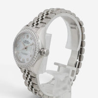 Rolex Datejust Stainless Steel Diamond Automatic Ladies Watch 279384RBR