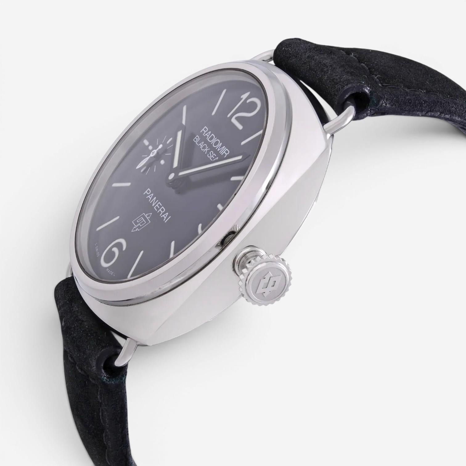 Panerai Radiomir Black Seal Stainless Steel Manual Wind Men's Watch PAM00380