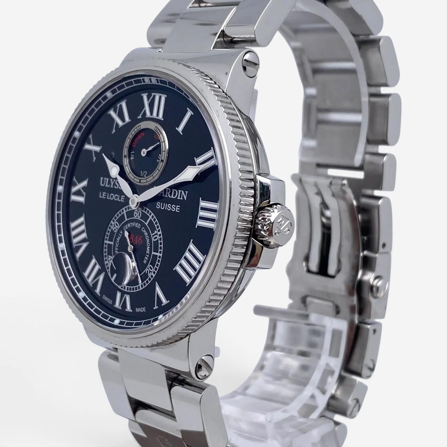 Ulysse Nardin Marine Stainless Steel Automatic Men's Watch 263-67-7/42