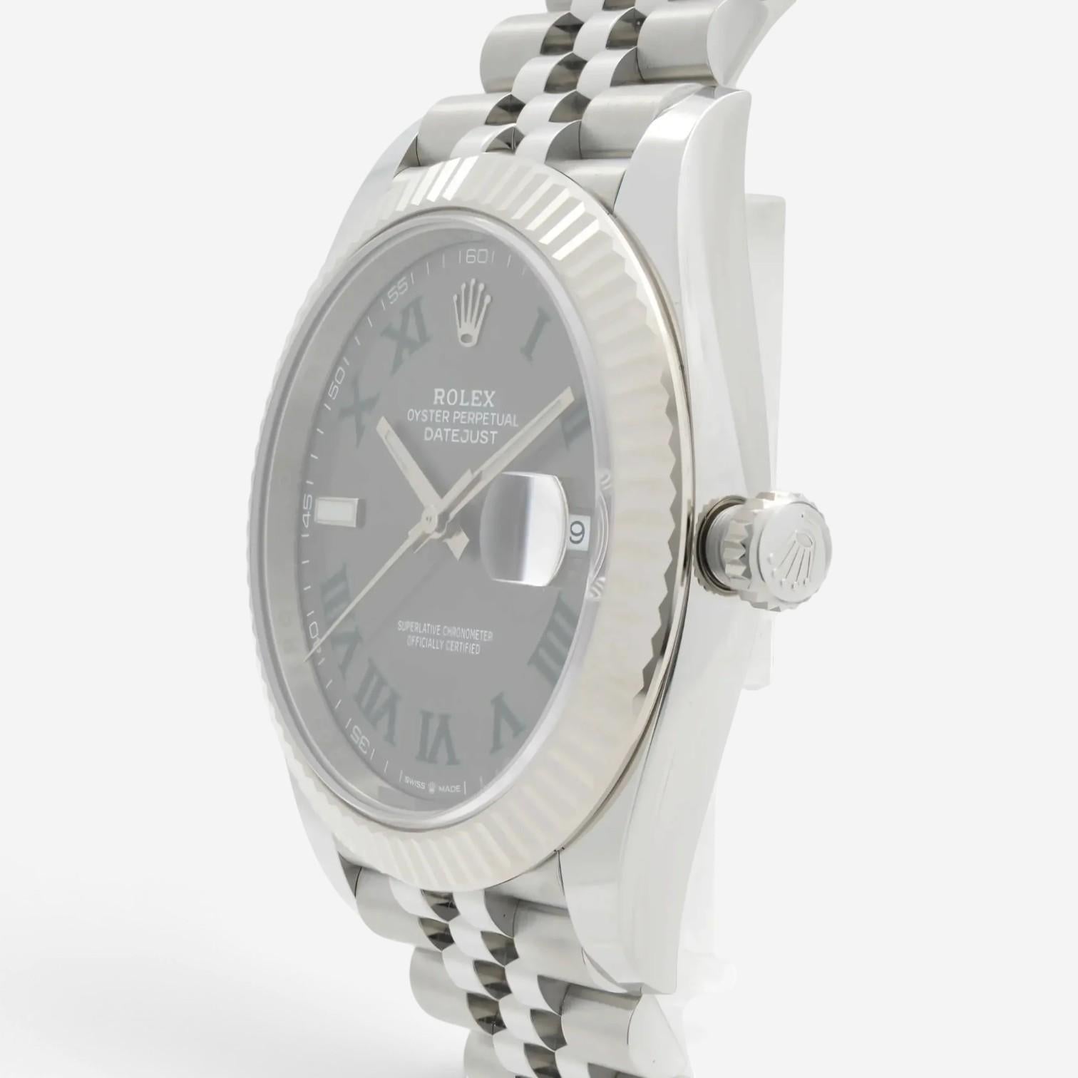 Rolex Datejust 41mm Stainless Steel Automatic Men's Watch 126334-0022