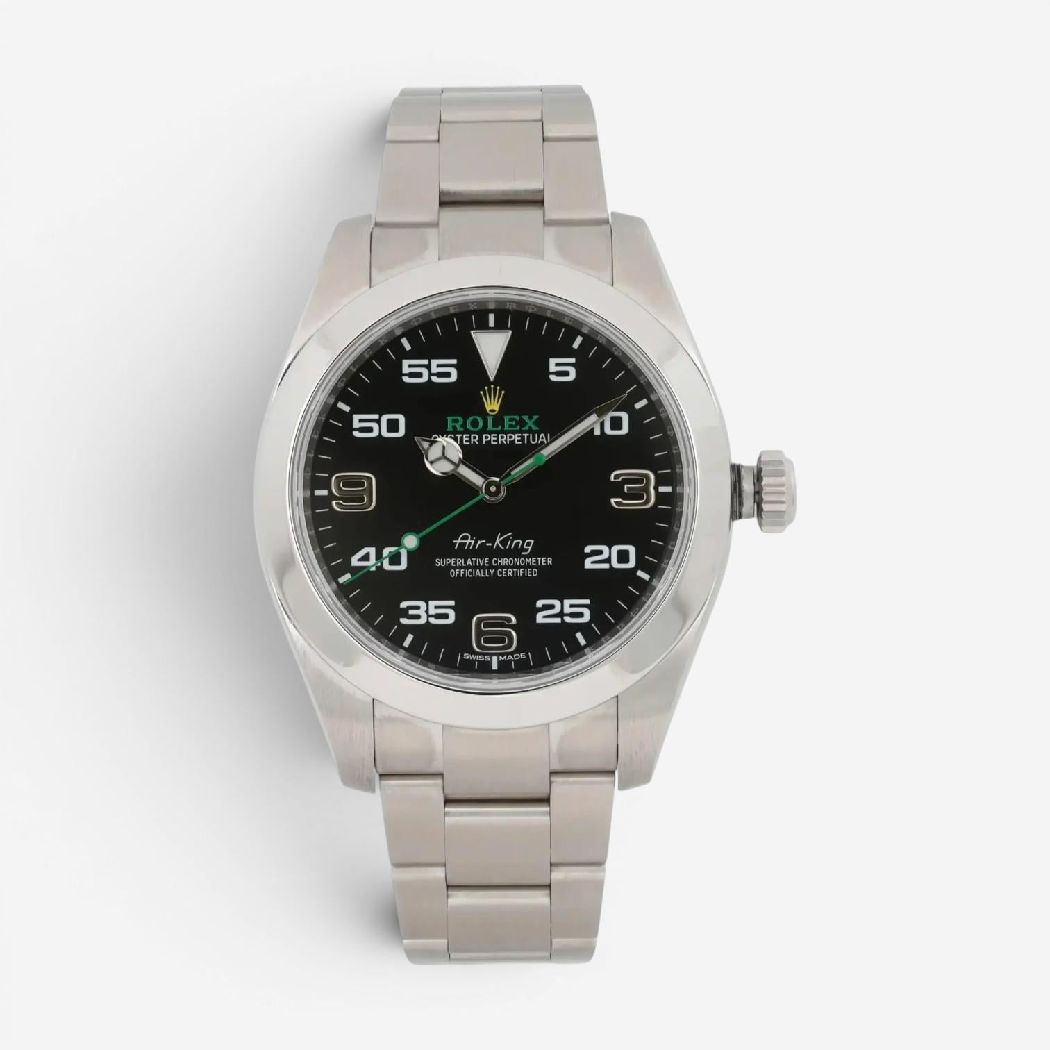 Rolex Air-King Stainless Steel Automatic Men's Watch 116900
