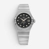 Omega Constellation 18K White Gold Diamond Automatic Ladies Watch 123.55.31.20.5