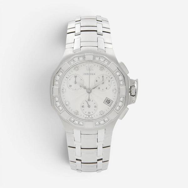 Concord Saratoga Stainless Steel Diamond Quartz Ladies Watch 310889