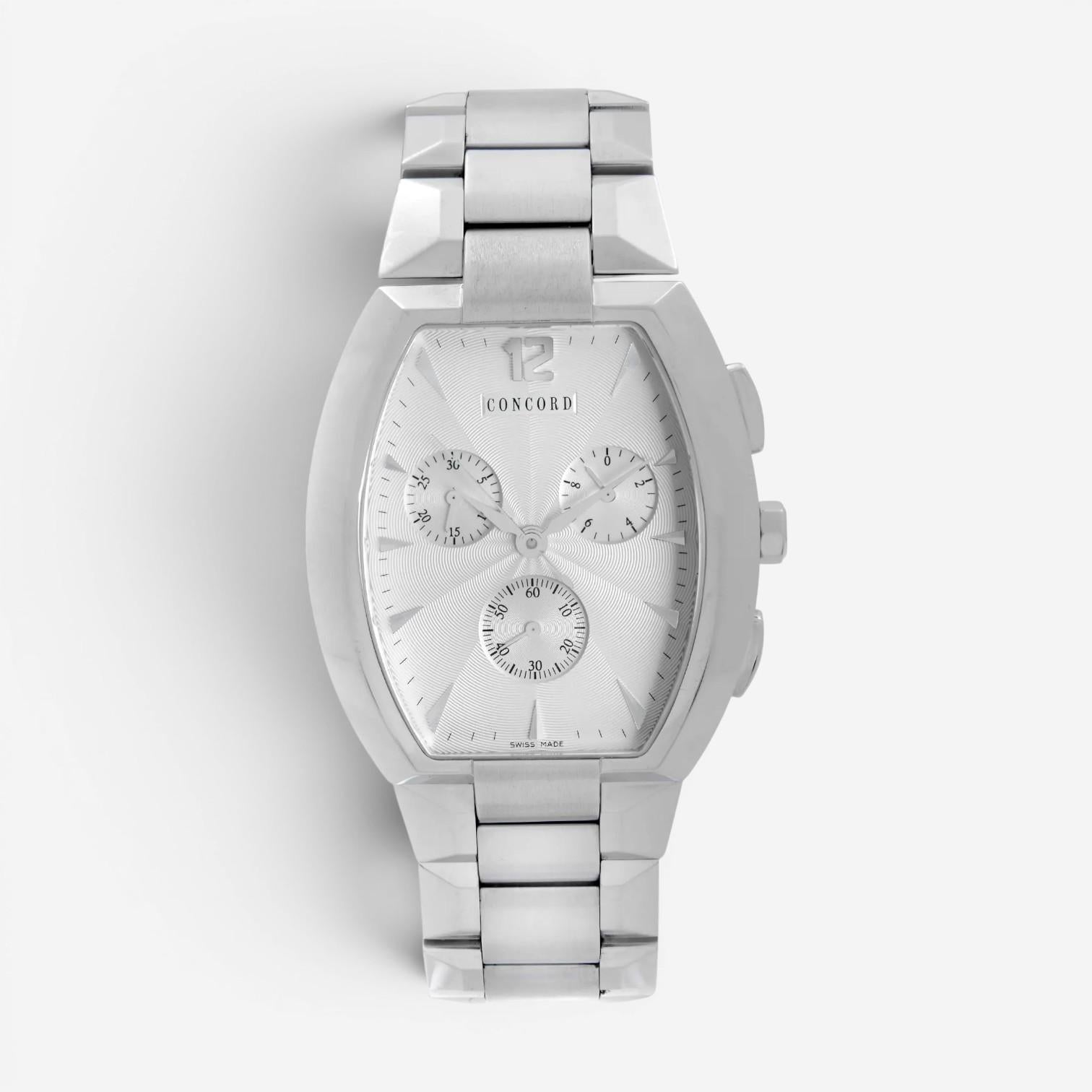 Concord La Scala Chronograph Stainless Steel Quartz Men's Watch 14.C5.1482