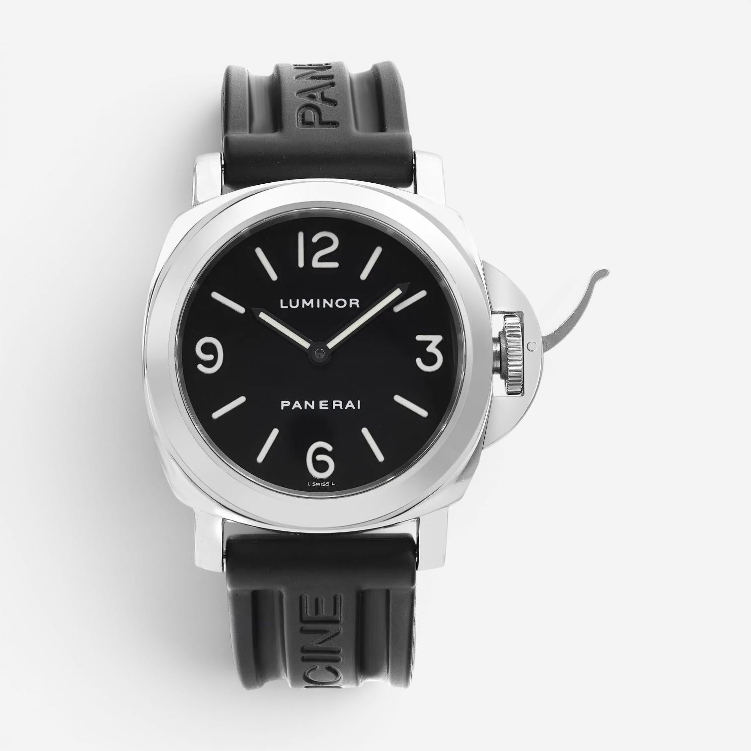 Panerai Luminor Stainless Steel Manual Wind Men's Watch PAM00002