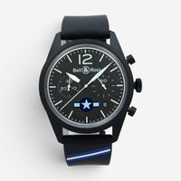 Bell & Ross Insignia US Stainless Steel Automatic Men's Watch BRV126-BL-CA-CO/US
