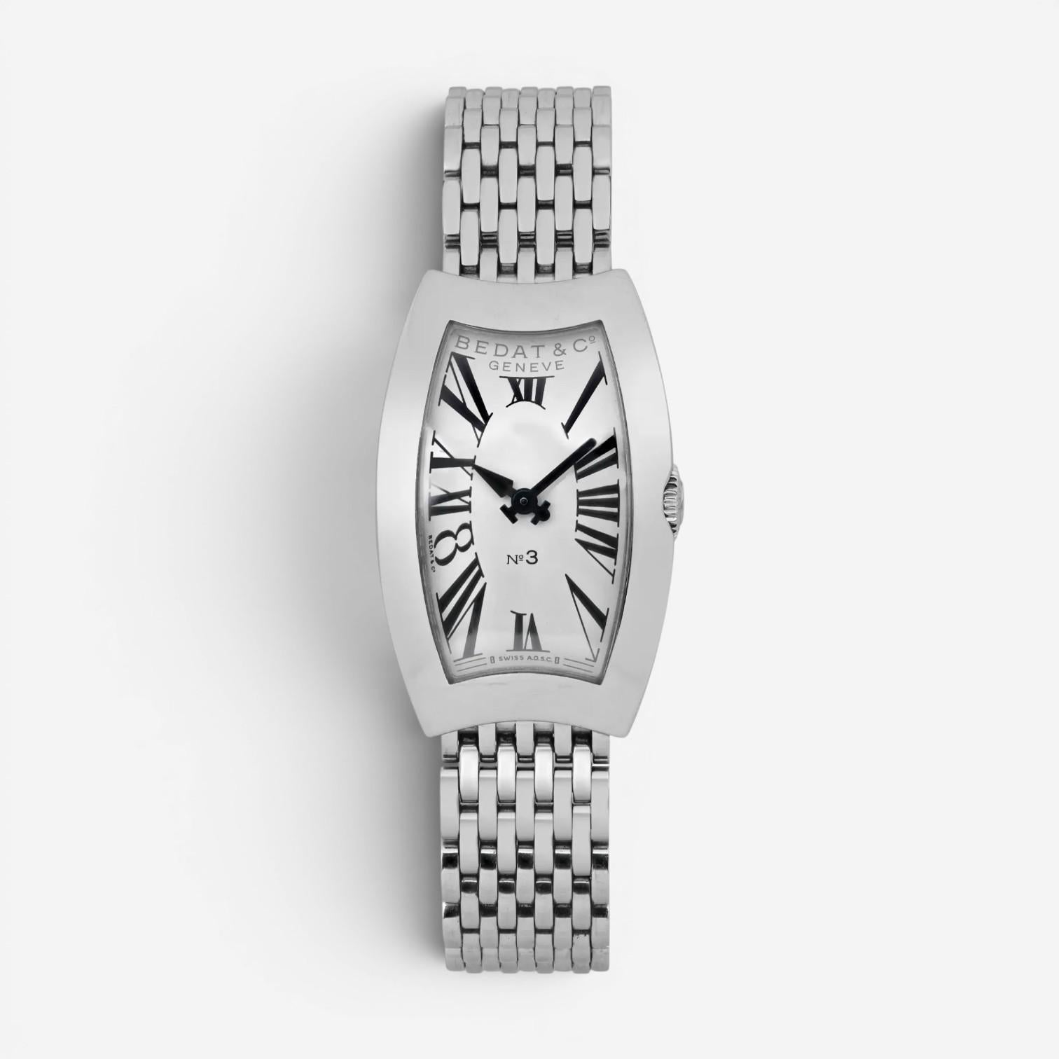 Bedat & Co. Geneve No. 3 Stainless Steel Quartz Ladies Watch 384.011.600