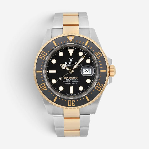 Rolex Sea-Dweller 18K Yellow Gold & Stainless Steel Automatic Men's Watch 126603