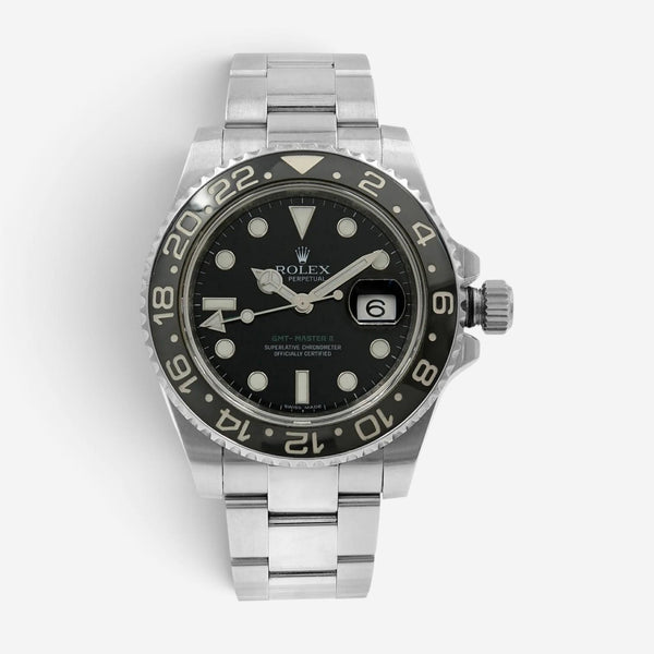 Rolex GMT-Master II Stainless Steel Automatic Men's Watch 116710LN