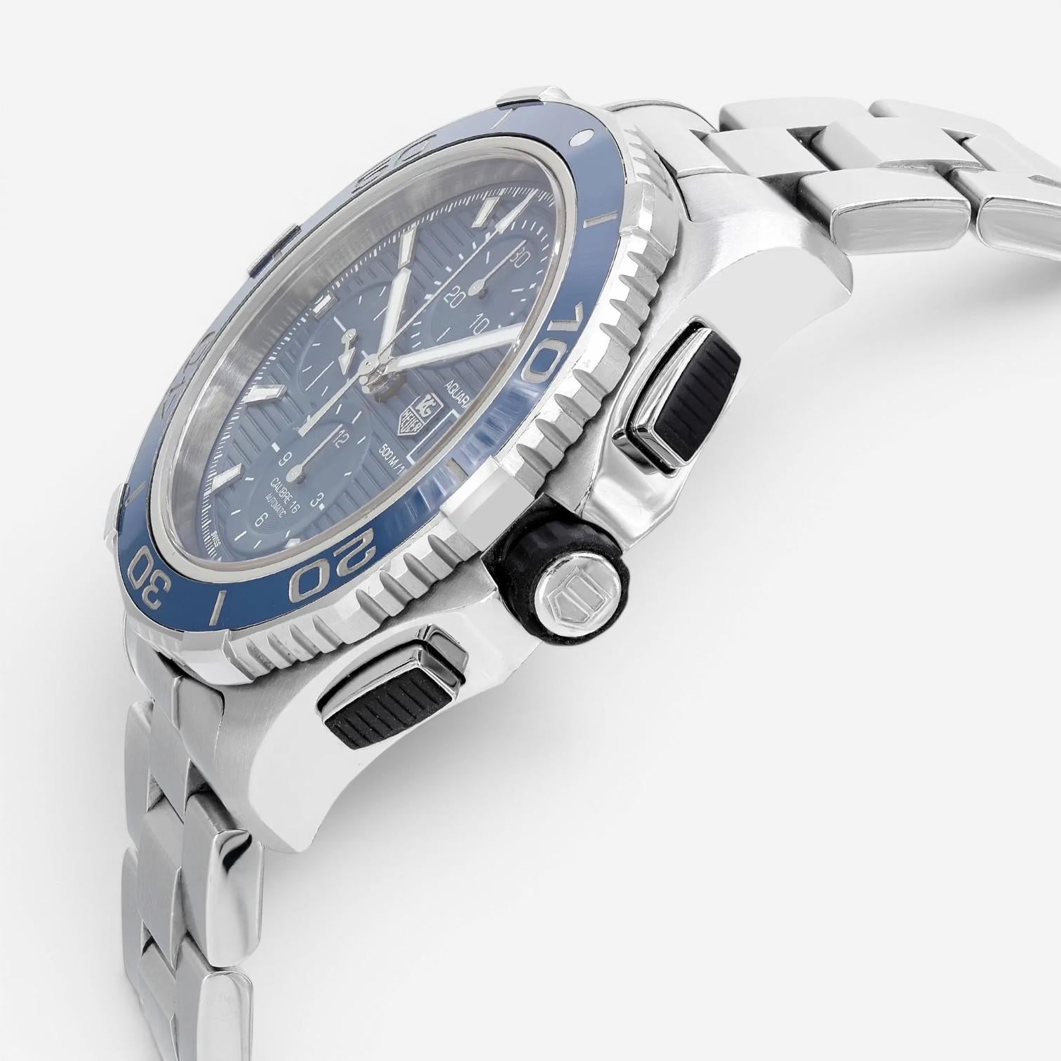 Tag Heuer Aquaracer Chronograph Stainless Steel Automatic Men's Watch CAK2112.BA