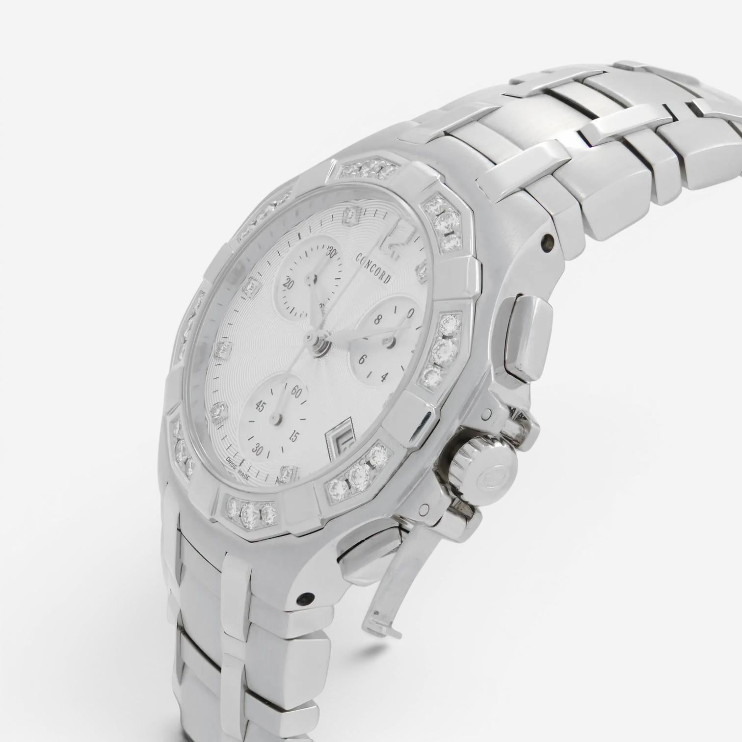 Concord Saratoga Stainless Steel Diamond Quartz Ladies Watch 310889
