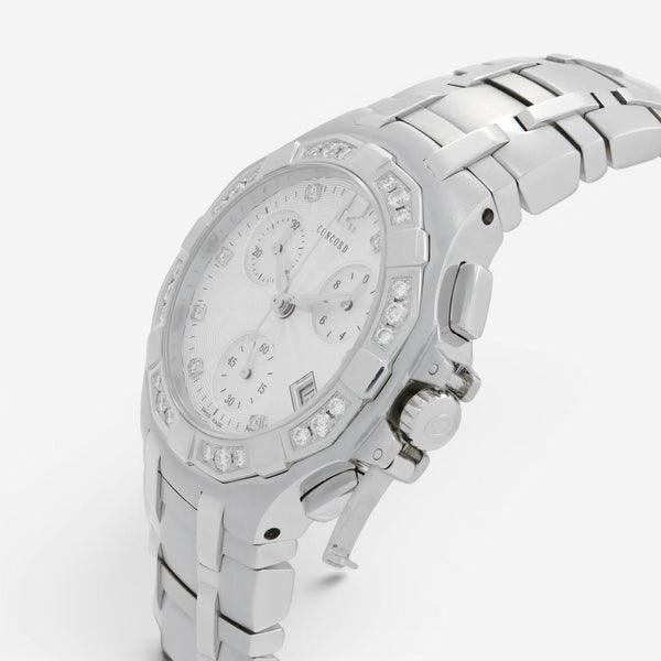 Concord Saratoga Stainless Steel Diamond Quartz Ladies Watch 310889