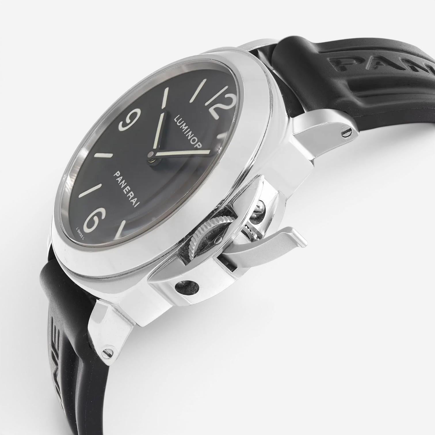 Panerai Luminor Stainless Steel Manual Wind Men's Watch PAM00002