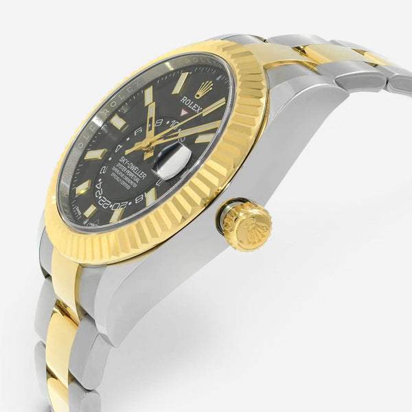Rolex Sky-Dweller Stainless Steel & 18K Yellow Gold Automatic Men's Watch 326933
