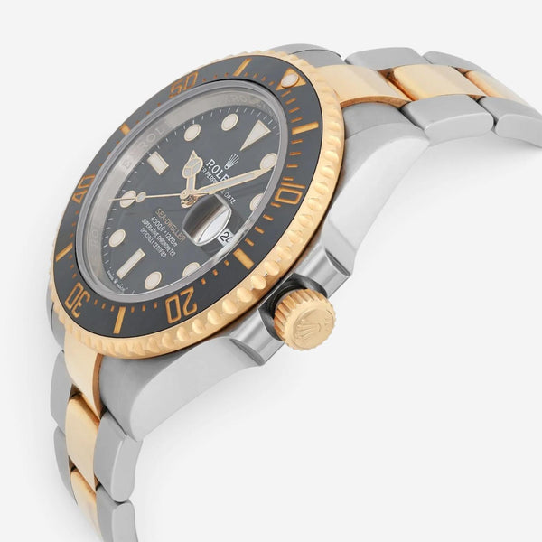 Rolex Sea-Dweller 18K Yellow Gold & Stainless Steel Automatic Men's Watch 126603