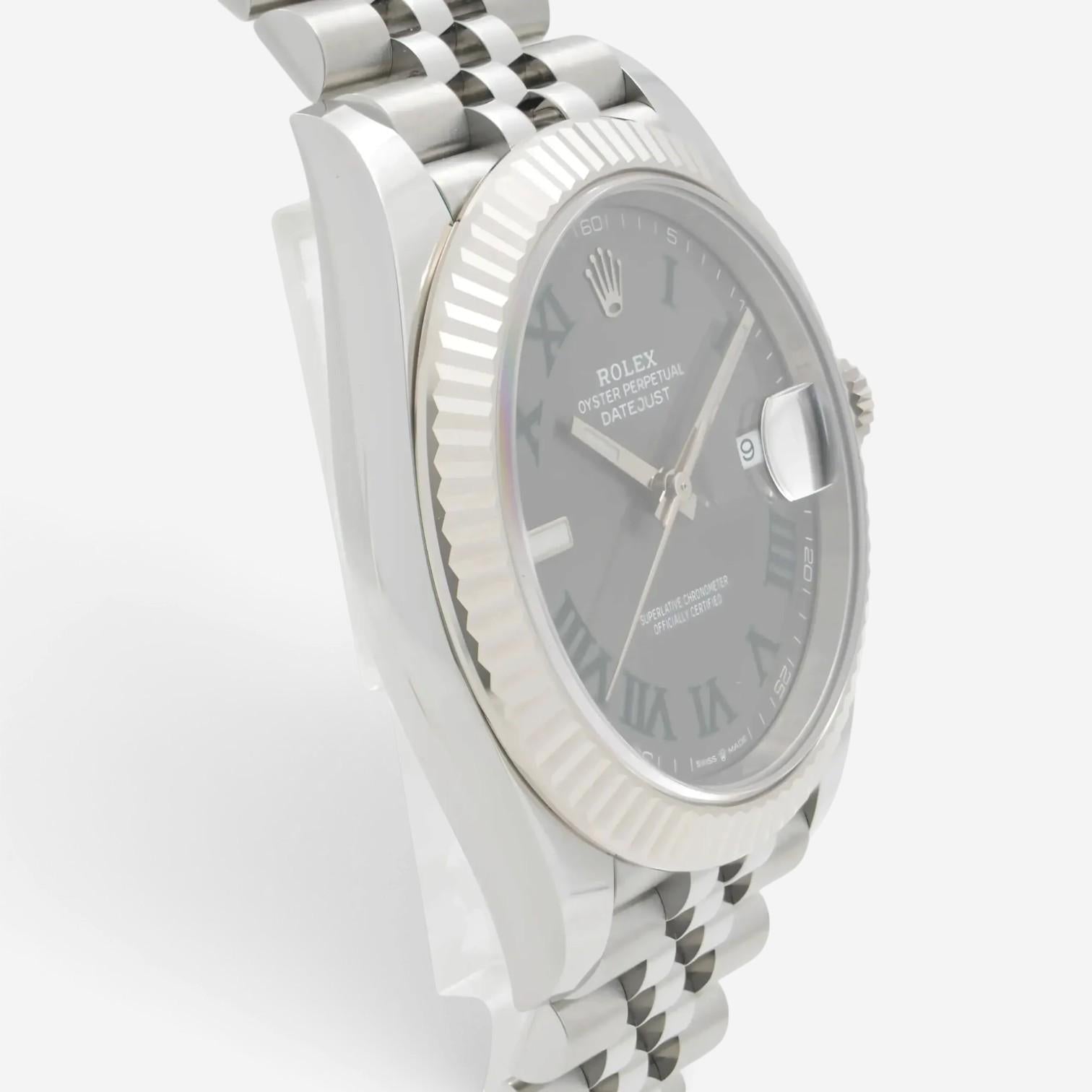 Rolex Datejust 41mm Stainless Steel Automatic Men's Watch 126334-0022