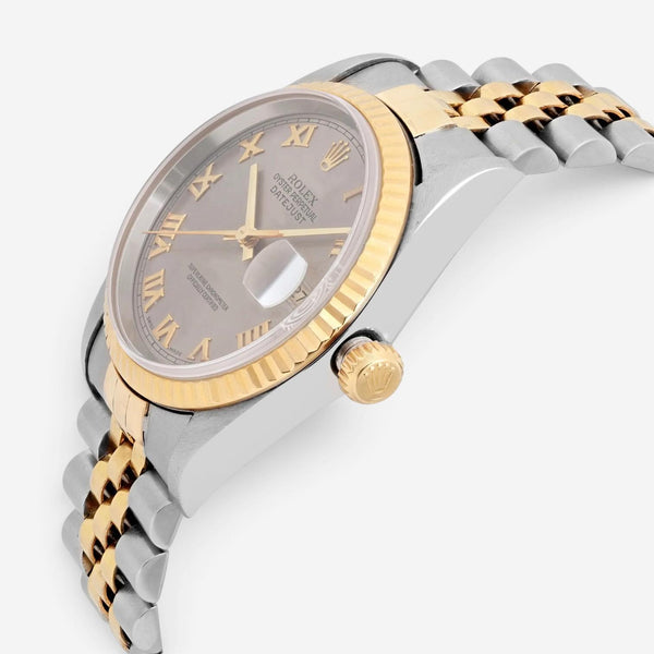 Rolex Datejust 36mm Stainless Steel Automatic Unisex Watch 16233