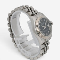 Rolex Lady-Datejust 18K White Gold & Stainless Steel Automatic Watch 179174-0013