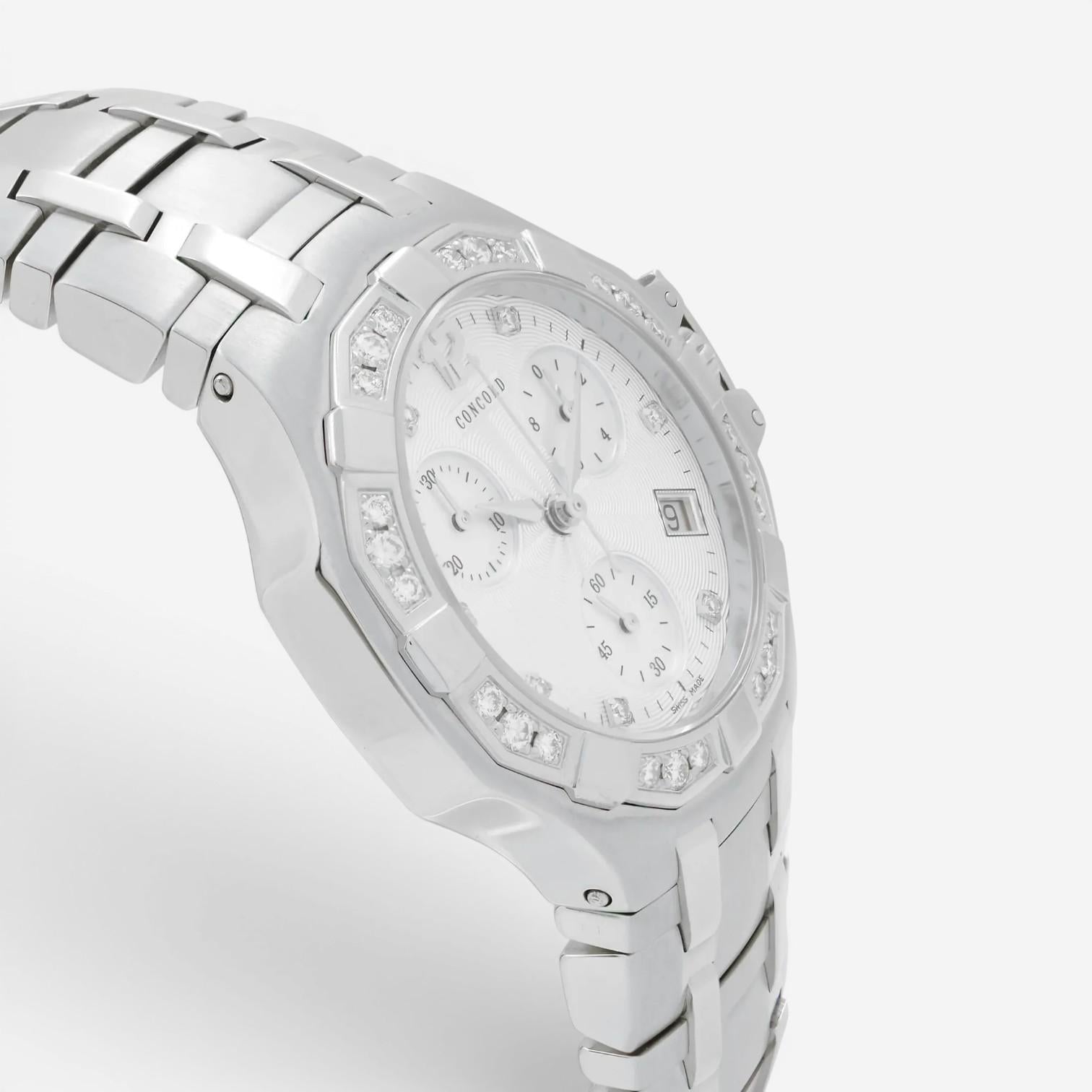 Concord Saratoga Stainless Steel Diamond Quartz Ladies Watch 310889