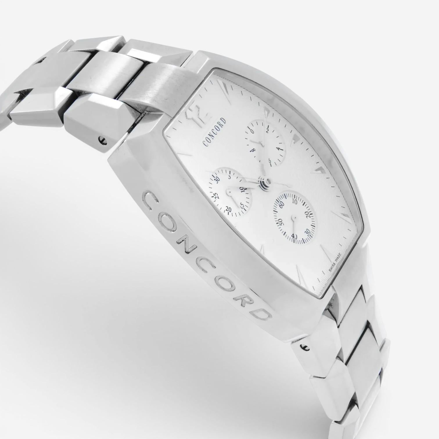 Concord La Scala Chronograph Stainless Steel Quartz Men's Watch 14.C5.1482