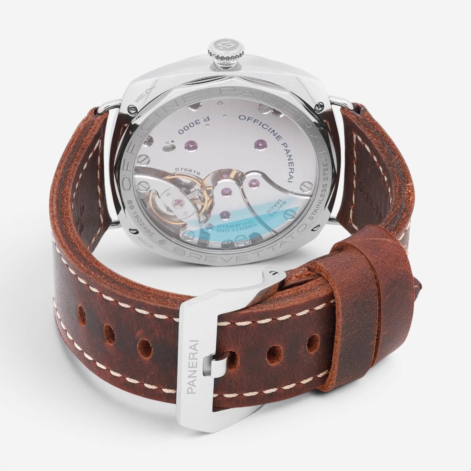 Panerai Radiomir Stainless Steel Manual Wind Men's Watch PAM00721