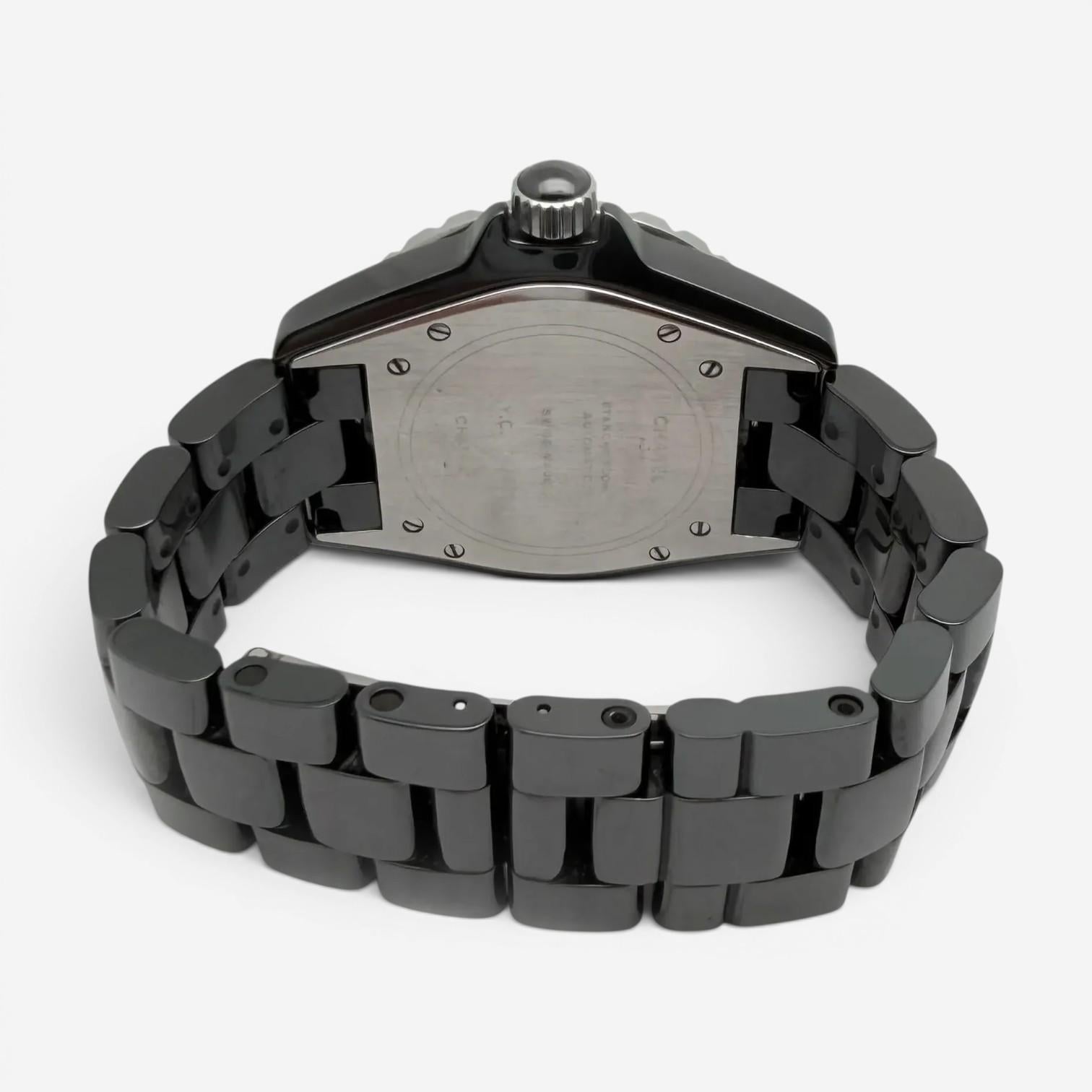 Chanel J12 Ceramic & Stainless Steel Automatic Unisex Watch H0685