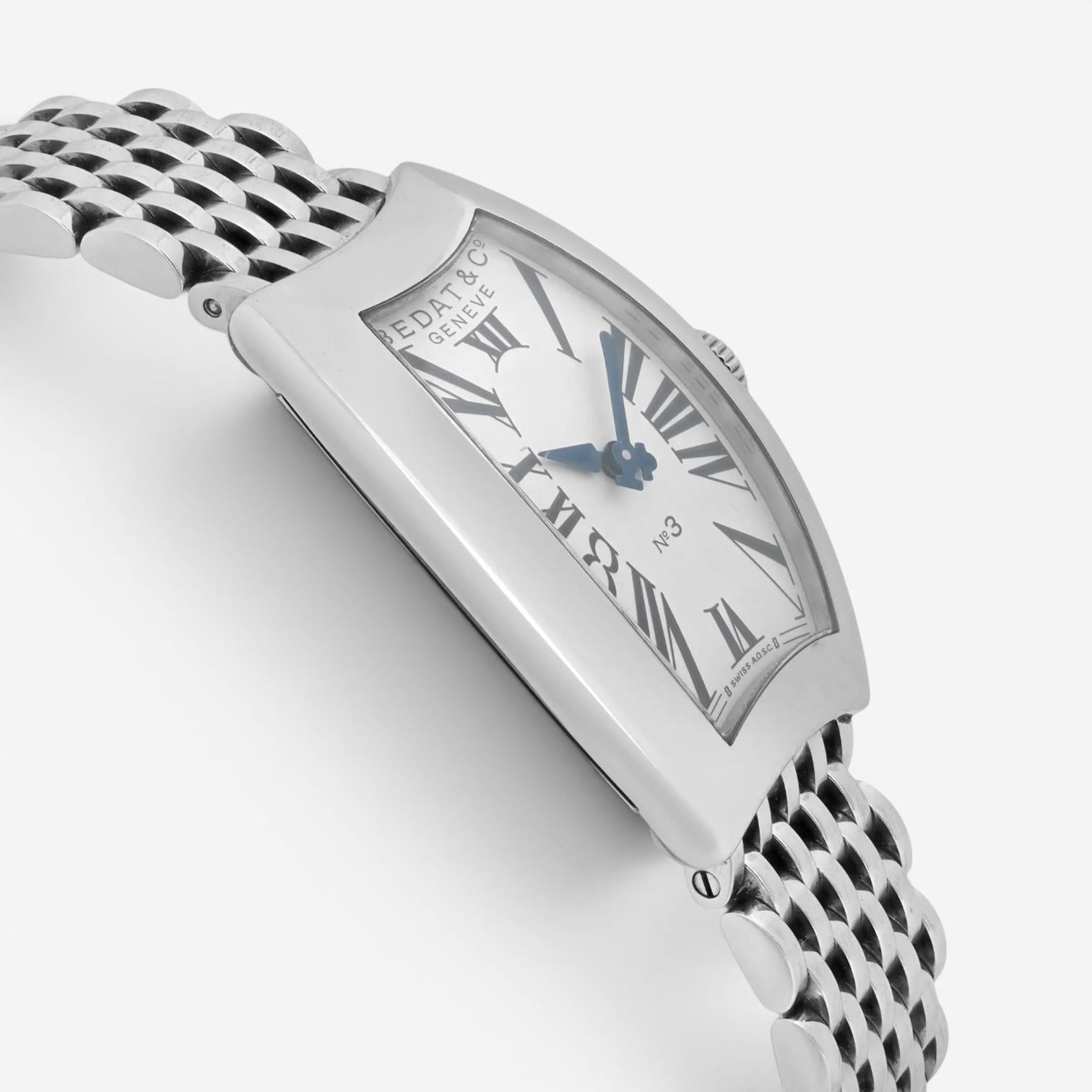 Bedat & Co. Geneve No. 3 Stainless Steel Quartz Ladies Watch 384.011.600