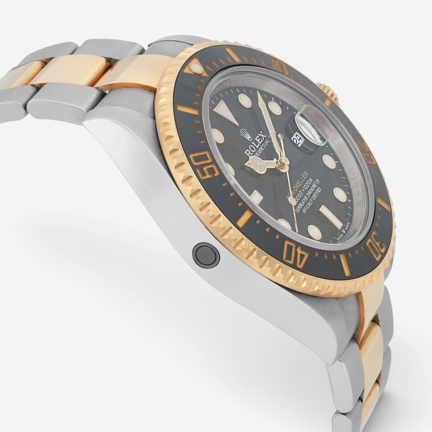 Rolex Sea-Dweller 18K Yellow Gold & Stainless Steel Automatic Men's Watch 126603