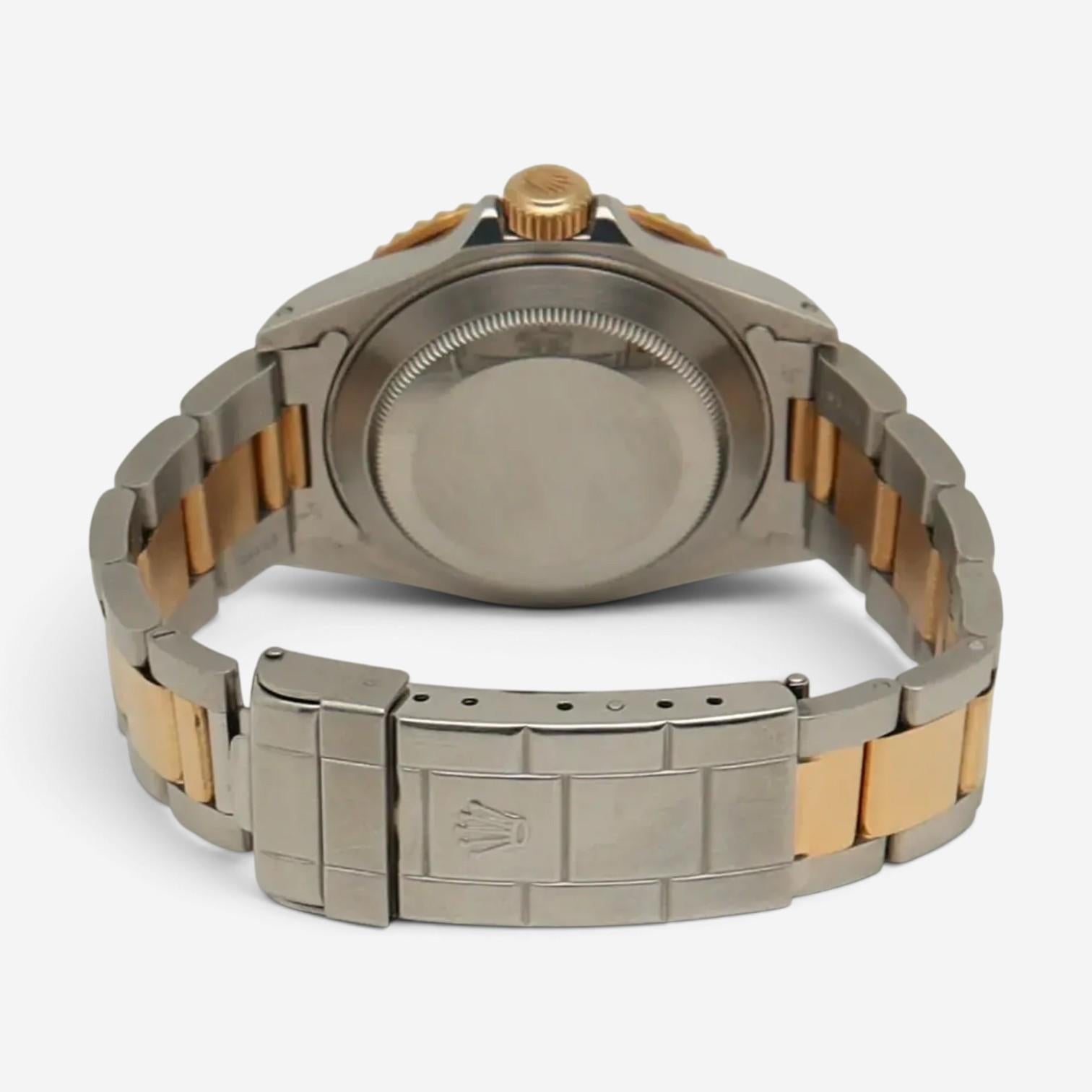 Rolex Submariner Stainless Steel & 18K Yellow Gold Automatic Men's Watch 16613