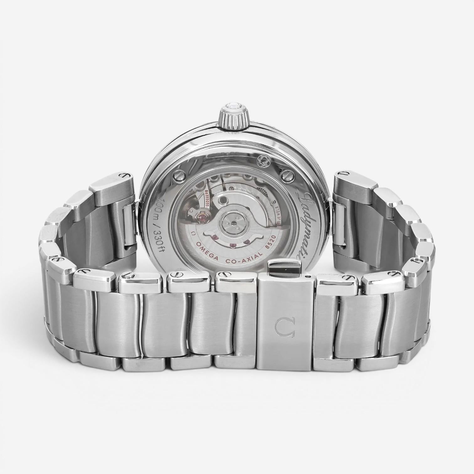 Omega De Ville Ladymatic Diamond Stainless Steel Automatic Ladies Watch 425.35.3