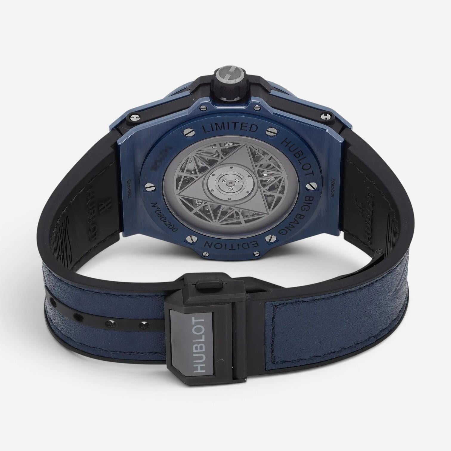 Hublot Big Bang Sang Bleu II Ceramic Automatic Men's Watch 415.EX.7179.VR.MXM19