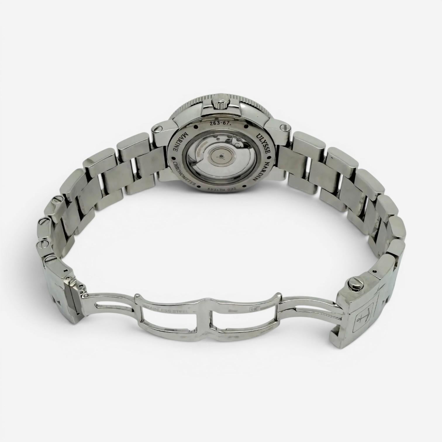 Ulysse Nardin Marine Stainless Steel Automatic Men's Watch 263-67-7/42