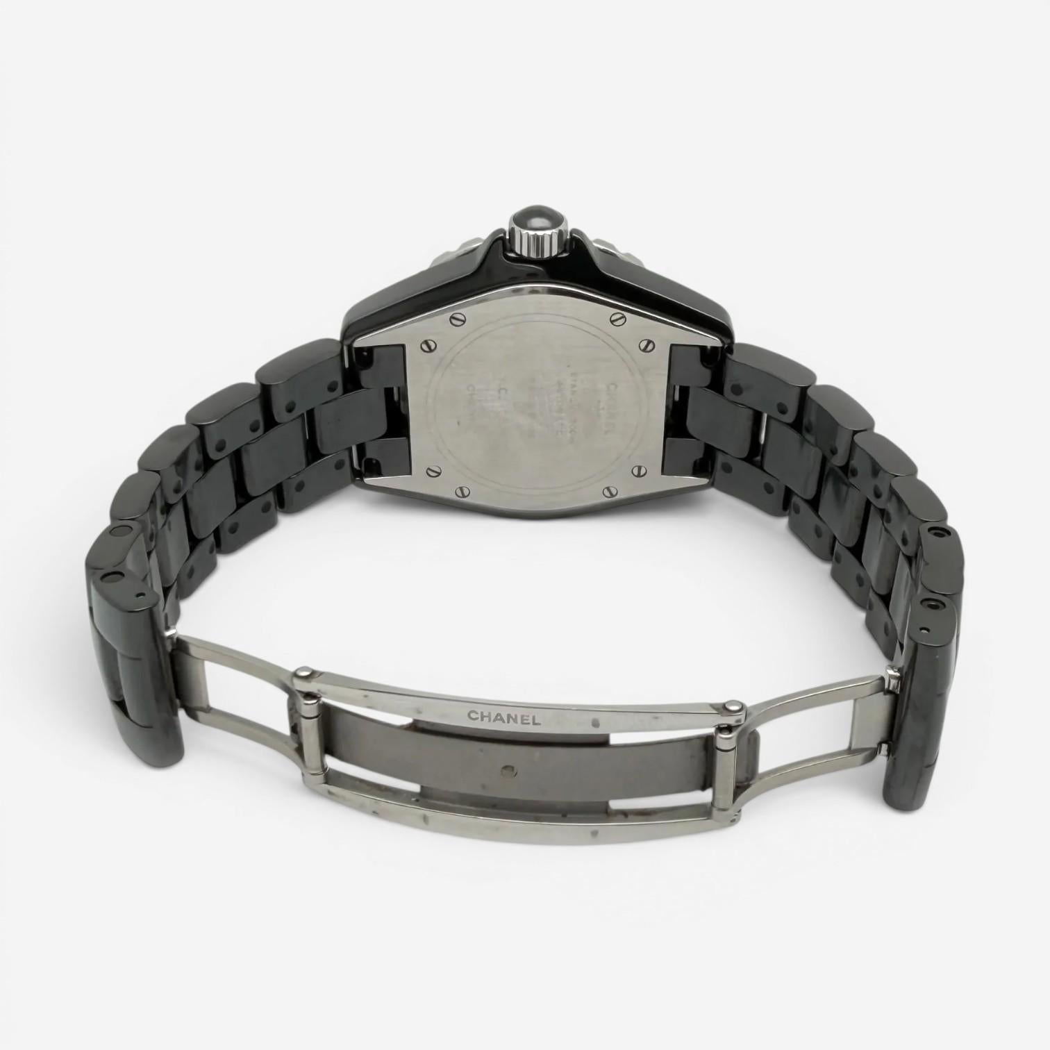 Chanel J12 Ceramic & Stainless Steel Automatic Unisex Watch H0685
