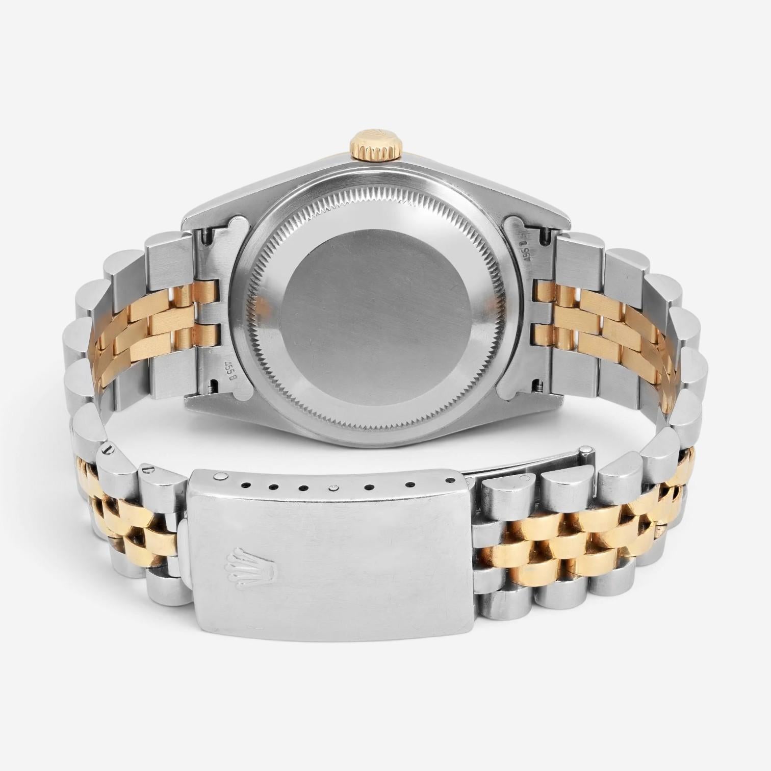 Rolex Datejust 36mm Stainless Steel Automatic Unisex Watch 16233