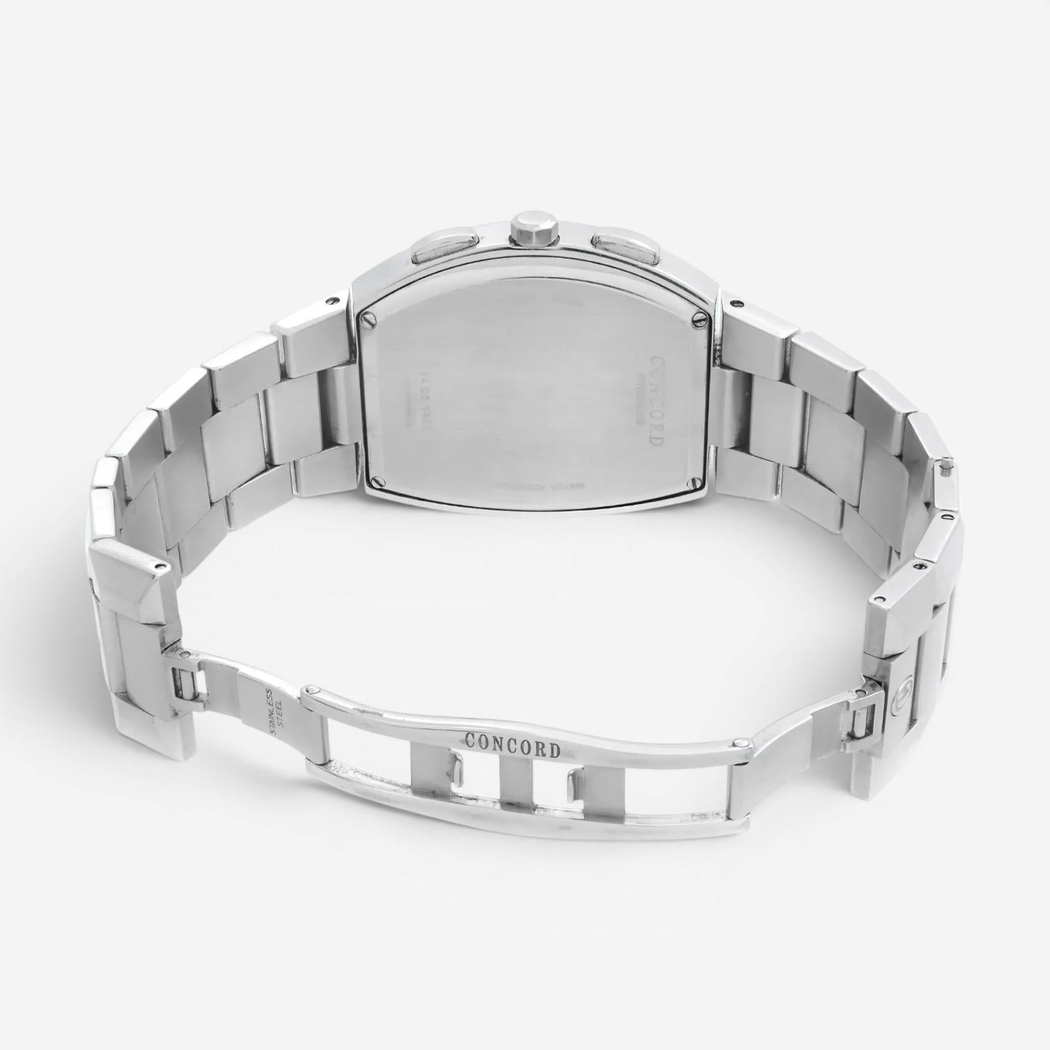 Concord La Scala Chronograph Stainless Steel Quartz Men's Watch 14.C5.1482