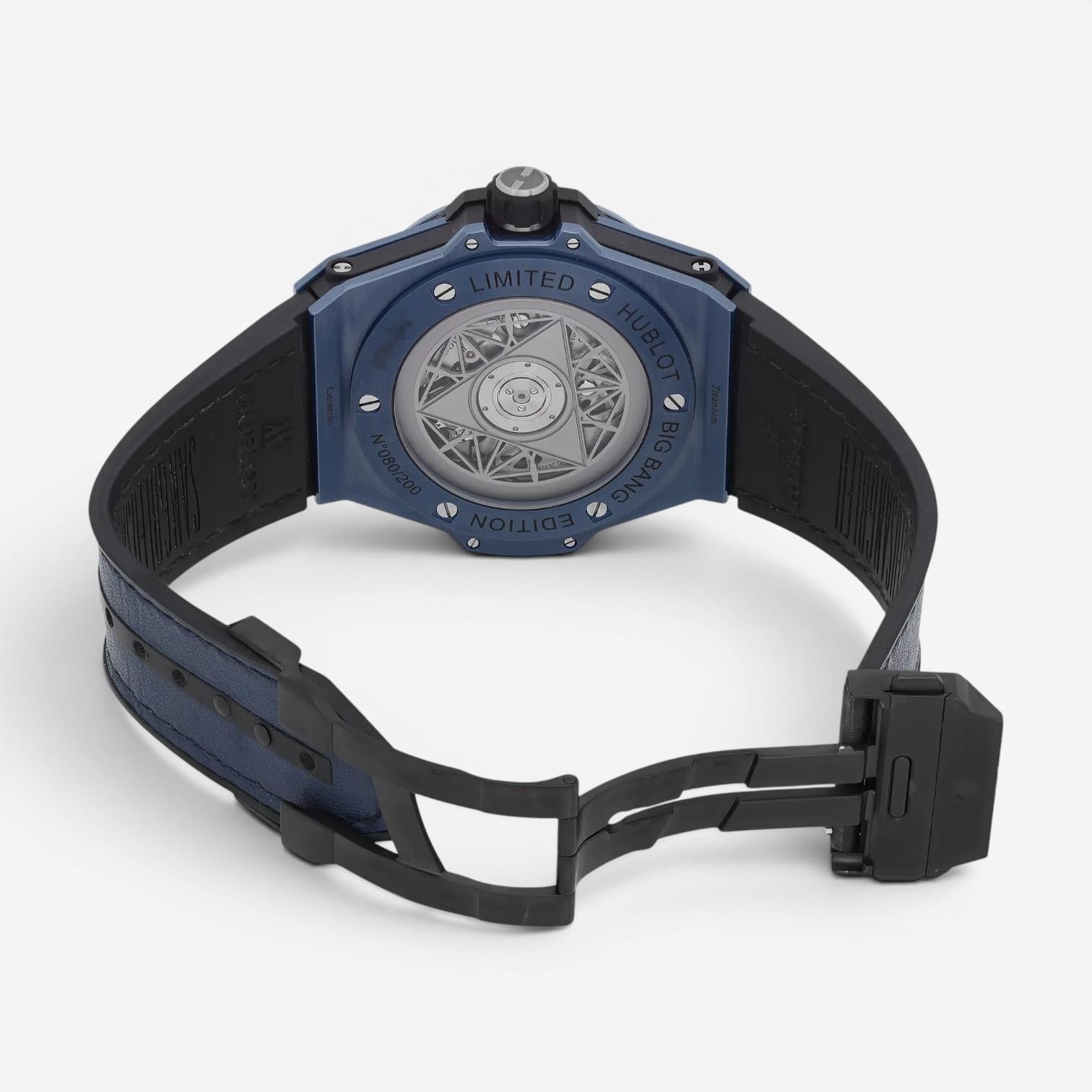 Hublot Big Bang Sang Bleu II Ceramic Automatic Men's Watch 415.EX.7179.VR.MXM19