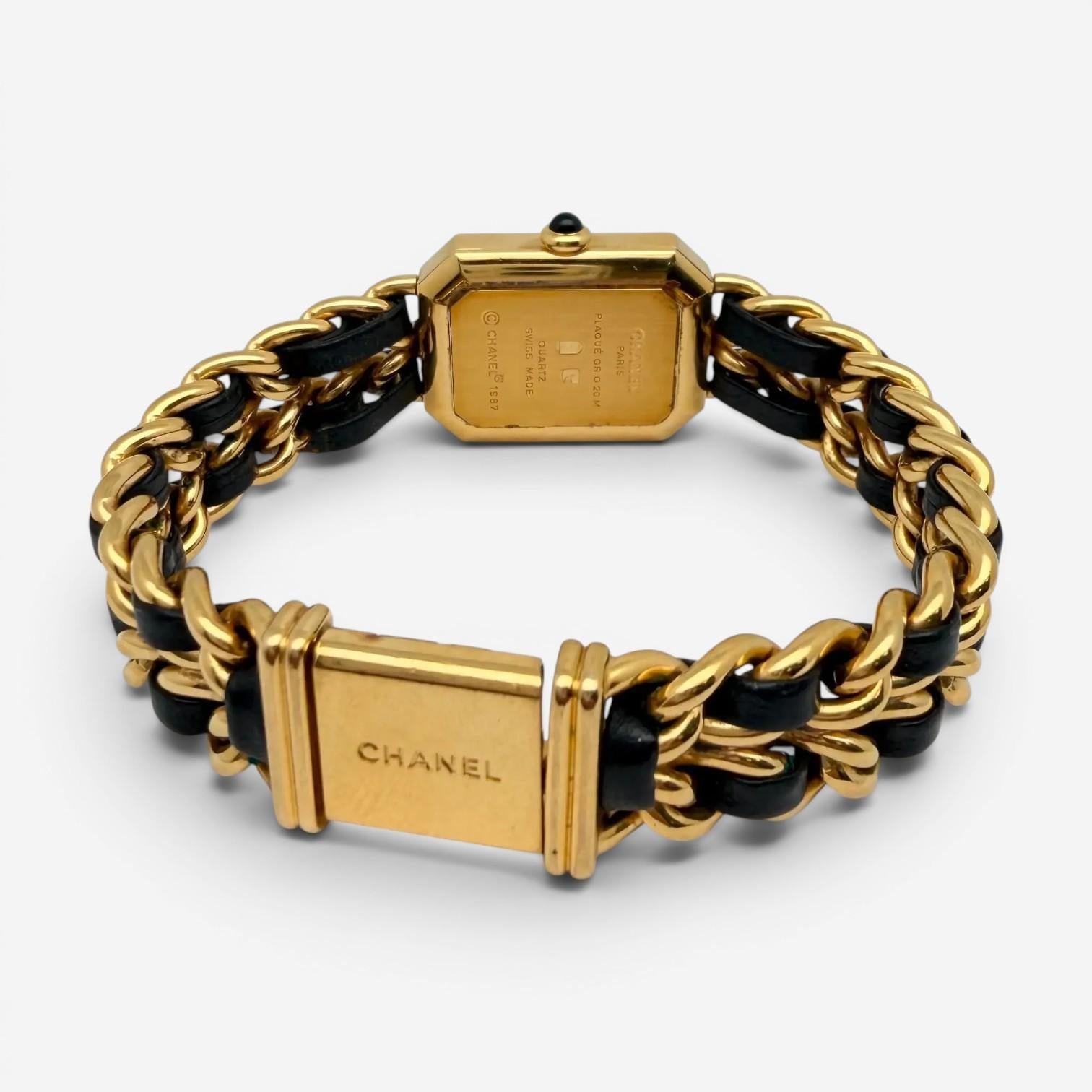 Chanel Premiere 18K Yellow Gold-Plated Quartz Ladies Watch H0001