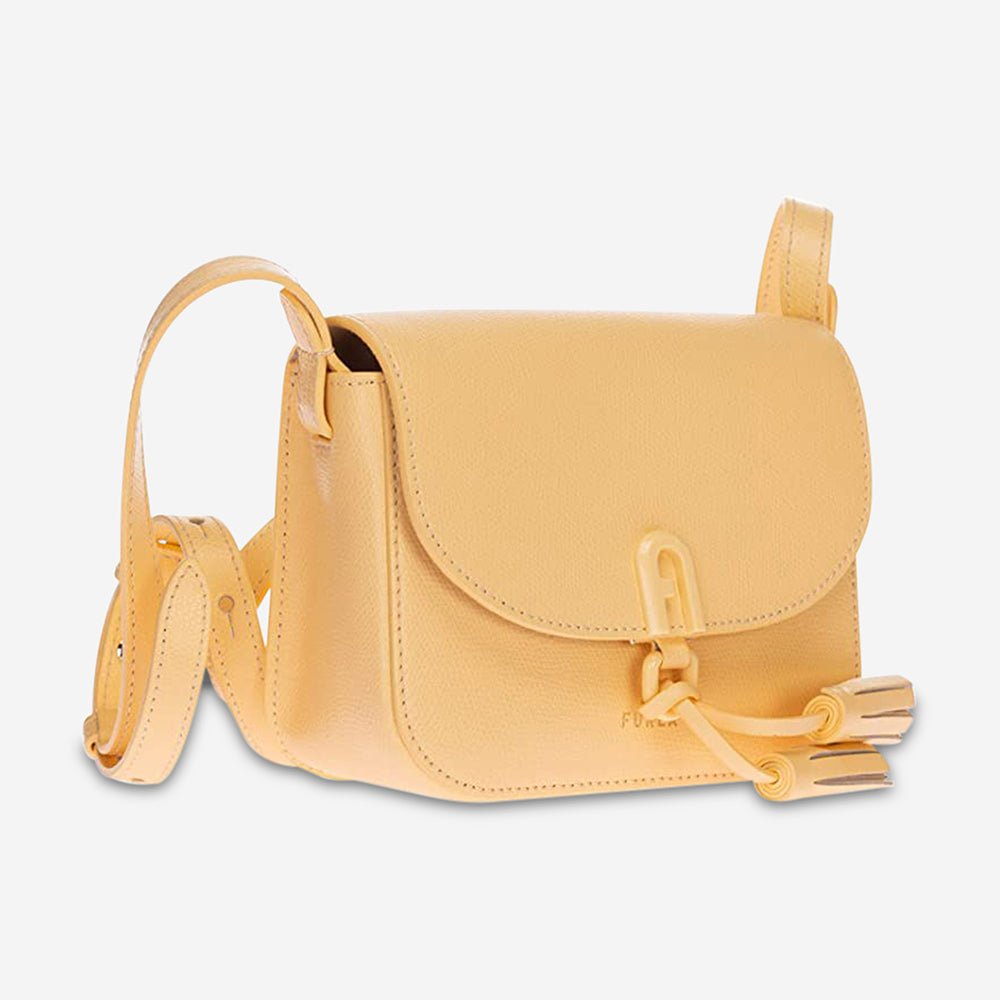 Furla 1972 Women's Cream Leather Mini Shoulder Bag 42126487847088 - THE SOLIST - FURLA